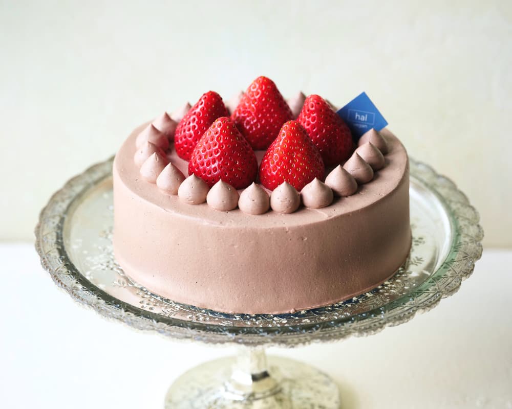 苺のチョコクリーム ショートケーキ