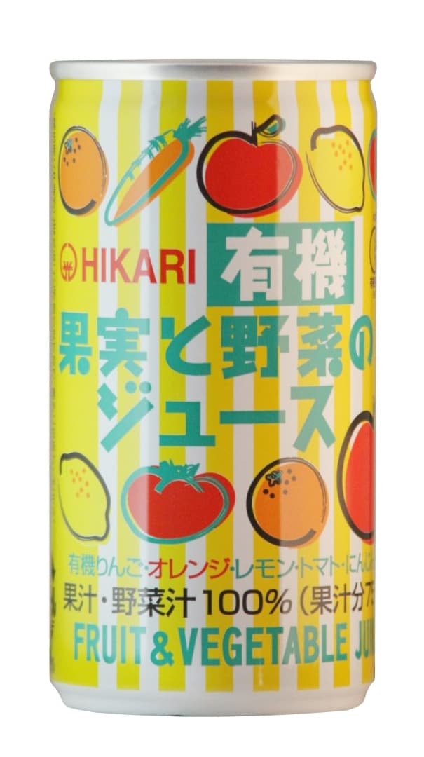 有機果実と野菜のジュース