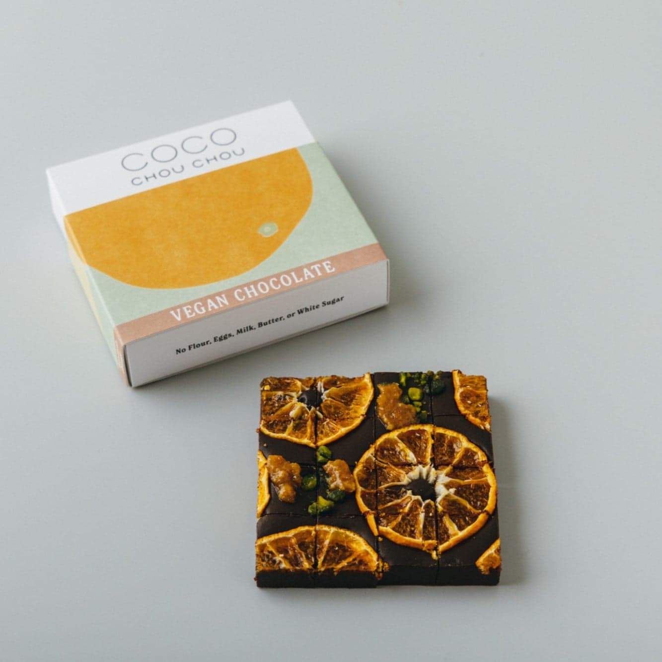 ヴィーガン生チョコレート マンダリンオレンジ