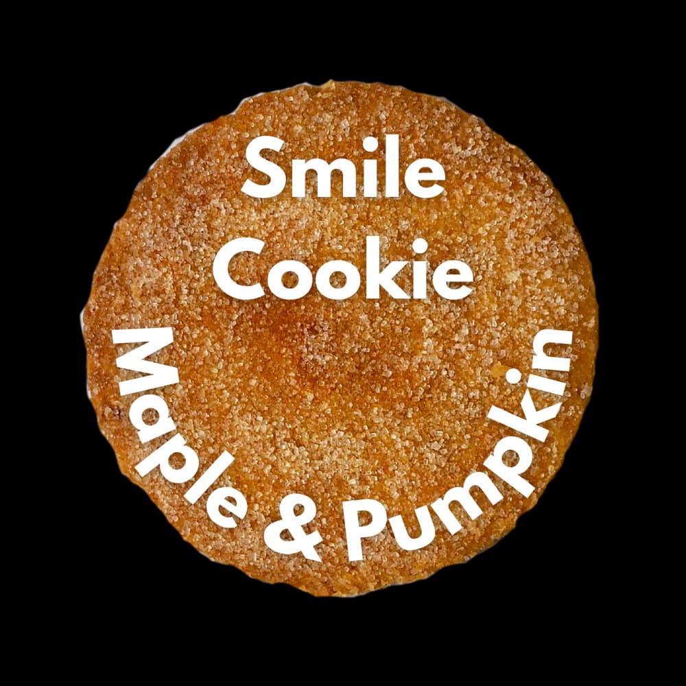 【3枚セット】オブゴのスマイルクッキーメープル&パンプキン（ヴィーガン / グルテンフリー）