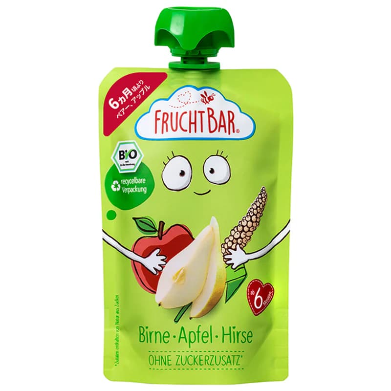 有機フルーツのベビースムージー　ペアー・アップル