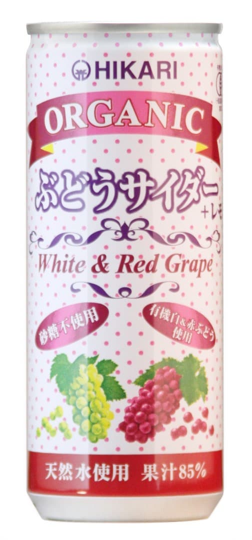 オーガニックぶどうサイダー＋レモン