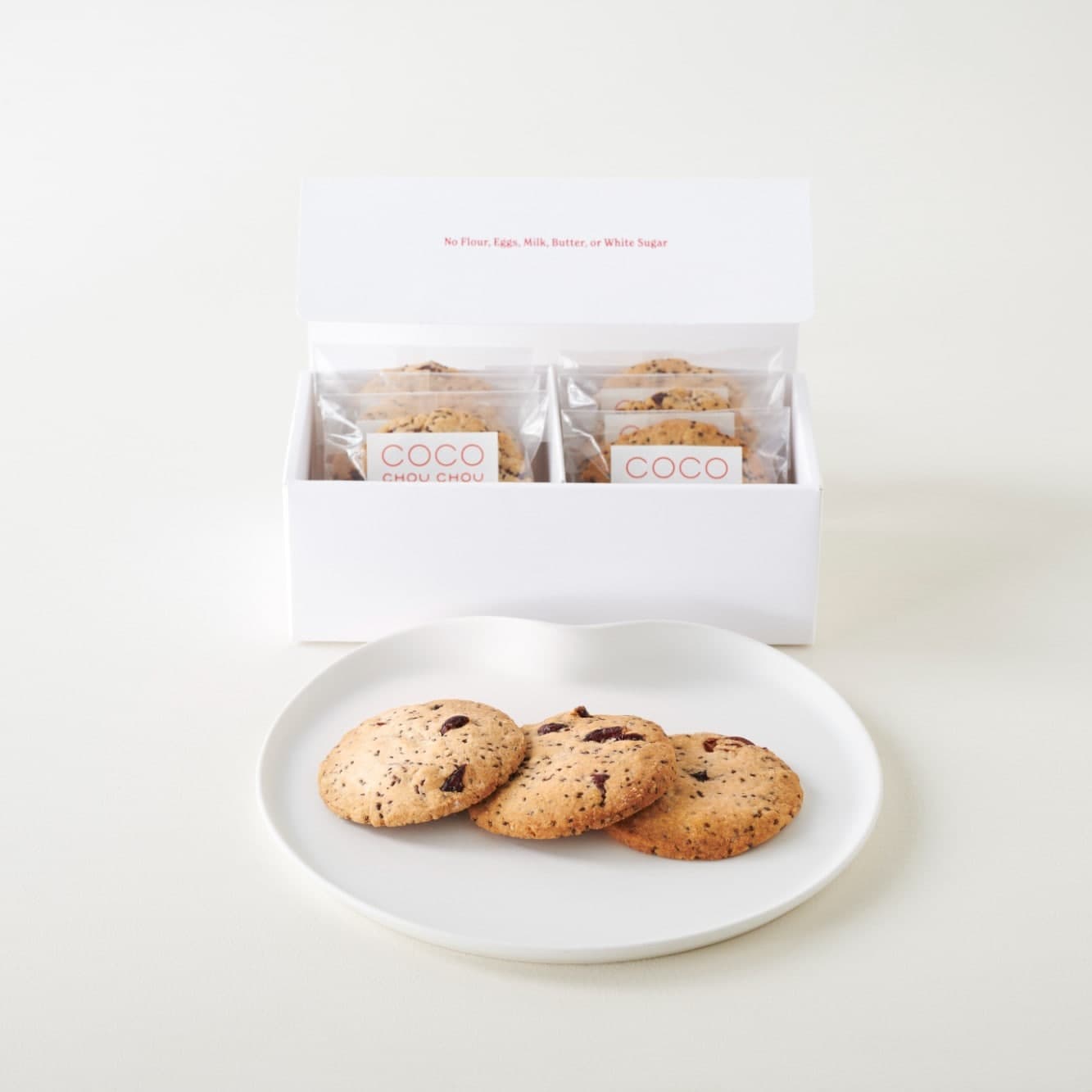 クランベリーチアシードクッキー