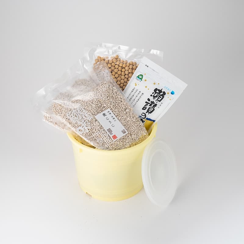 《麦みそ》手造りセット【樽つき】　