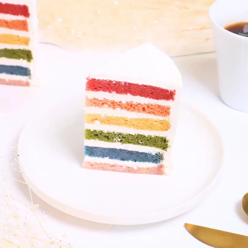 夢幻レインボーケーキ
