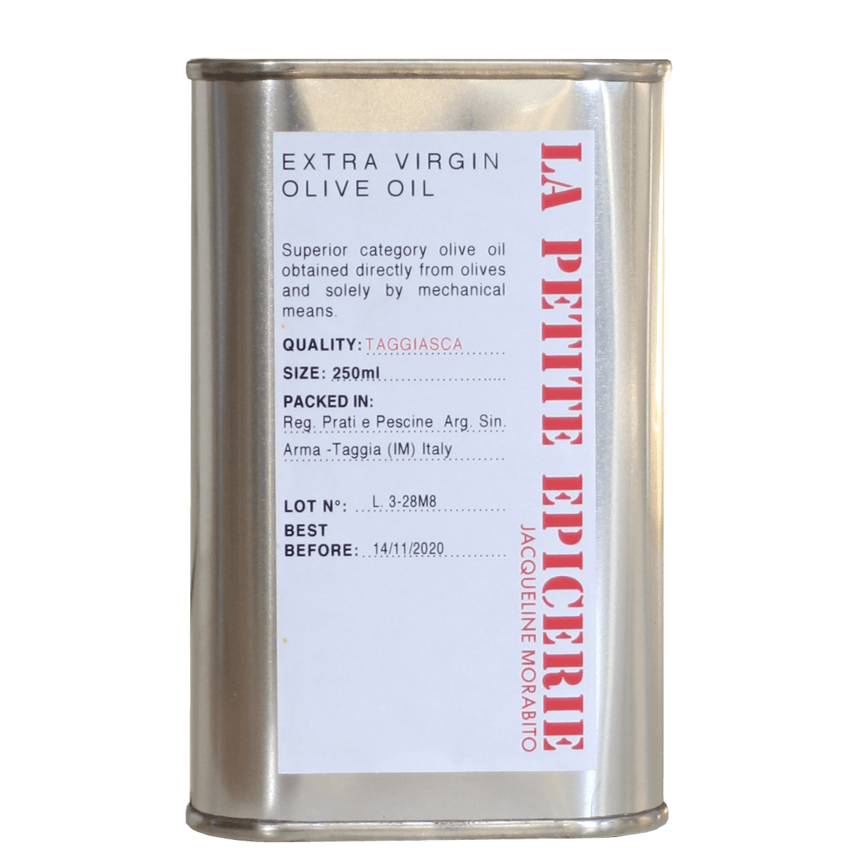 エクストラバージンオリーブオイル タジャスカ