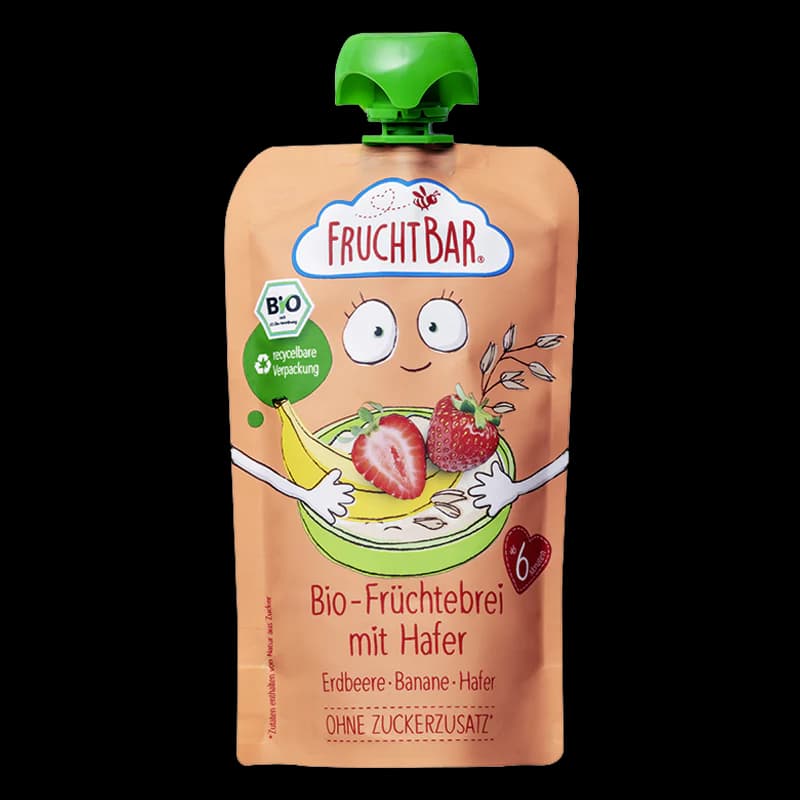 有機オーツ麦と有機フルーツのオーガニック粥　オートミール・ストロベリー・バナナ