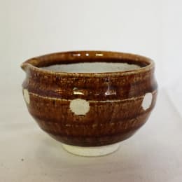 すりばち　あめ水玉　3.5寸