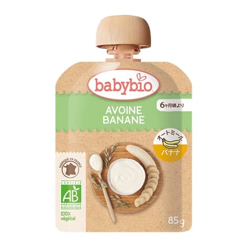 ベビーオートミール バナナ