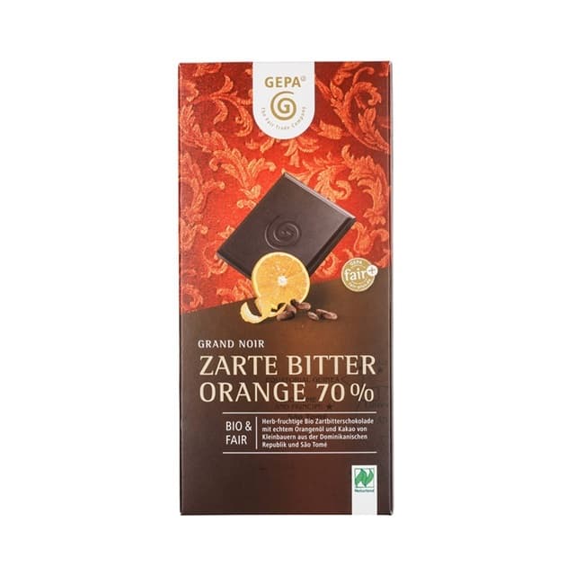 グランノワール ビオ オレンジフレーバーダークチョコレート