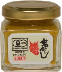 有機つぶ入りねりからし（角瓶）