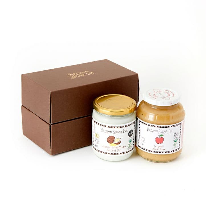 有機ココナッツオイル＆有機アップルソースギフトセット