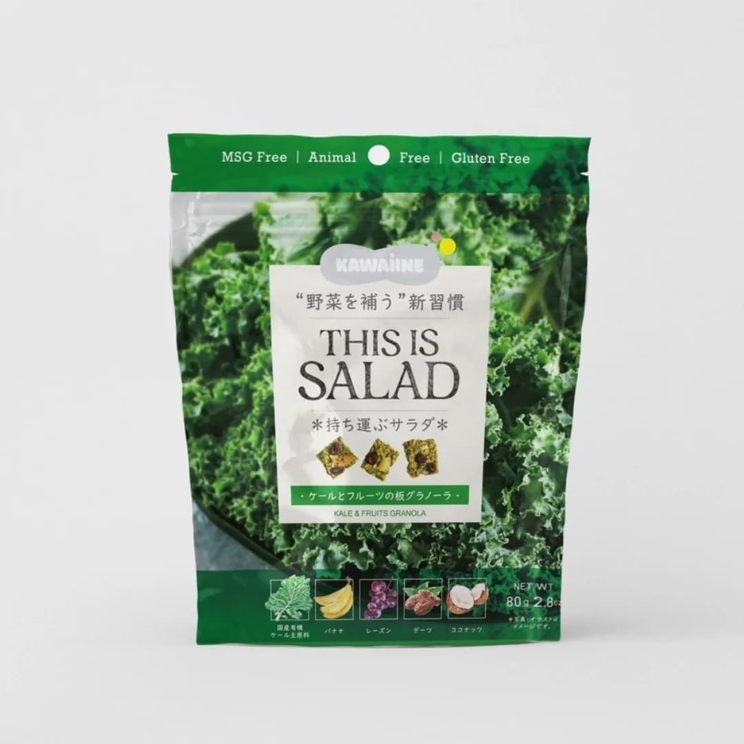 【THIS IS SALAD】 ケールとフルーツの板グラノーラ