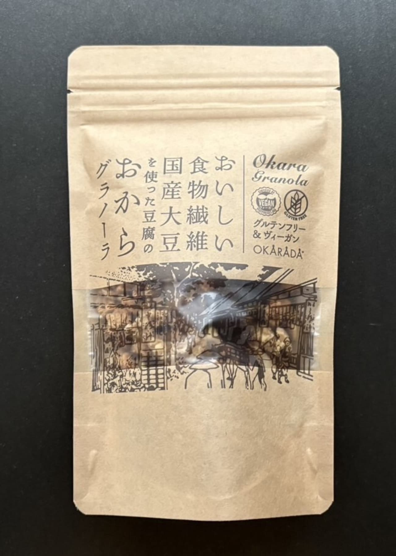 おいしい食物繊維国産大豆を使った豆腐のおからグラノーラ