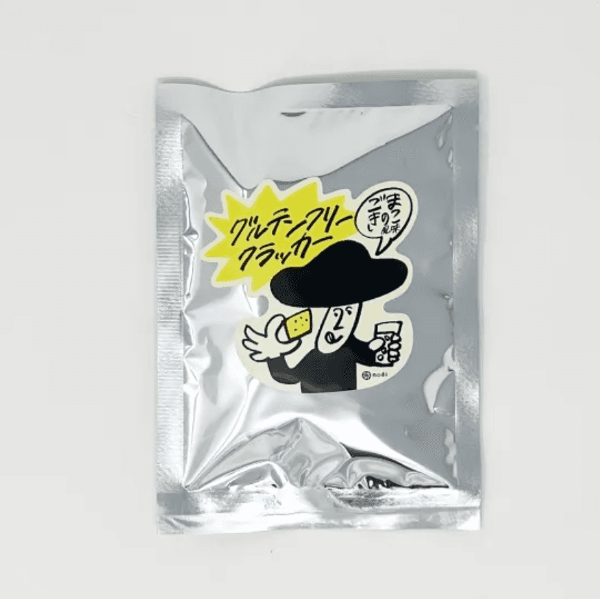 グルテンフリークラッカー　ごまきのこ