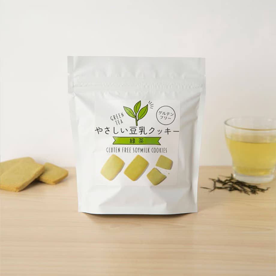 やさしい豆乳クッキー　緑茶