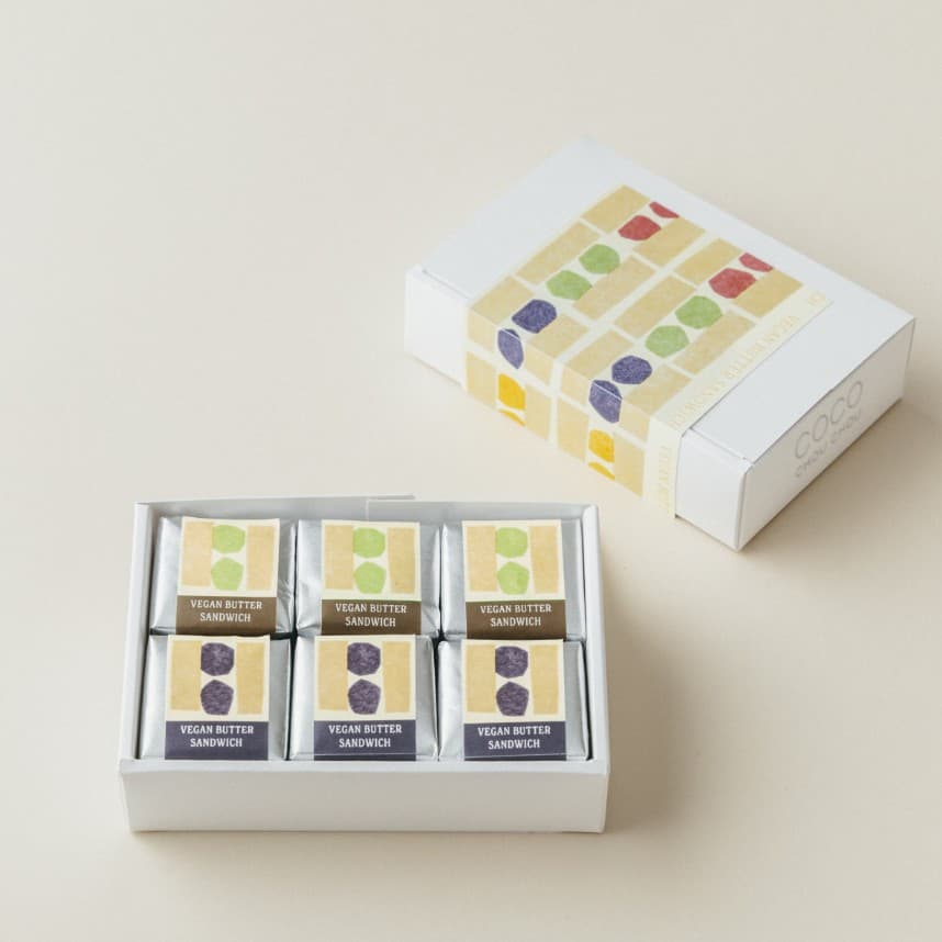 信州ヴィーガンバターサンド 巨峰＆シャインマスカット アソート6個セット