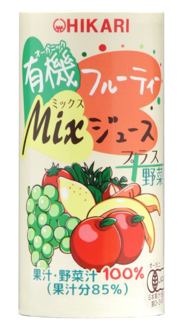 有機フルーティーMixジュース プラス 野菜