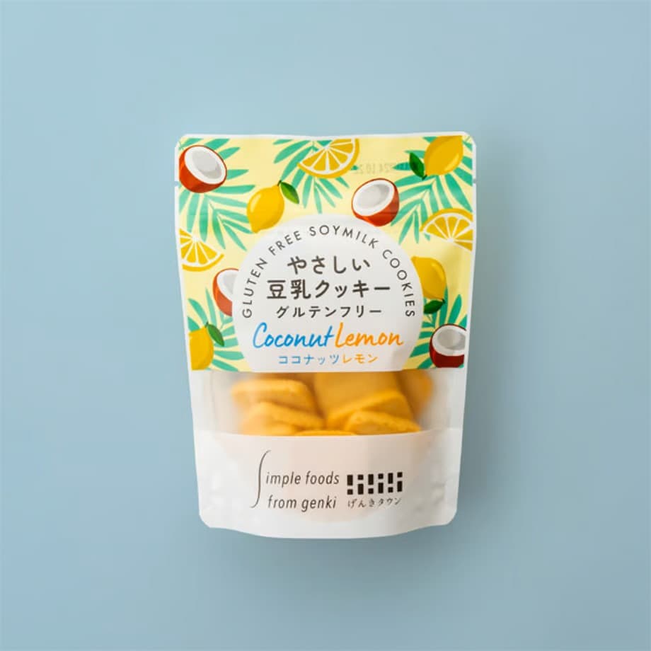 やさしい豆乳クッキー　ココナッツレモン