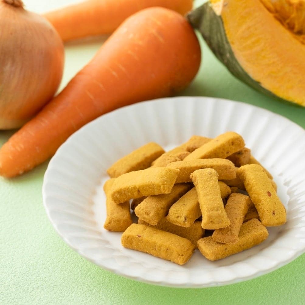 国産小麦のナチュラルクッキー【野菜ミックス(有機かぼちゃ・にんじん・国産玉ねぎ）】