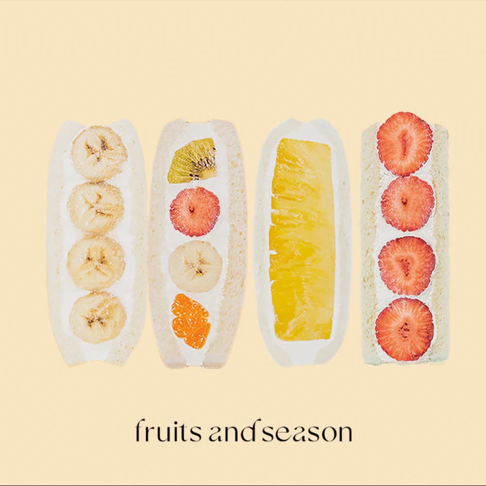 人気のフルーツサンド（4個セット）