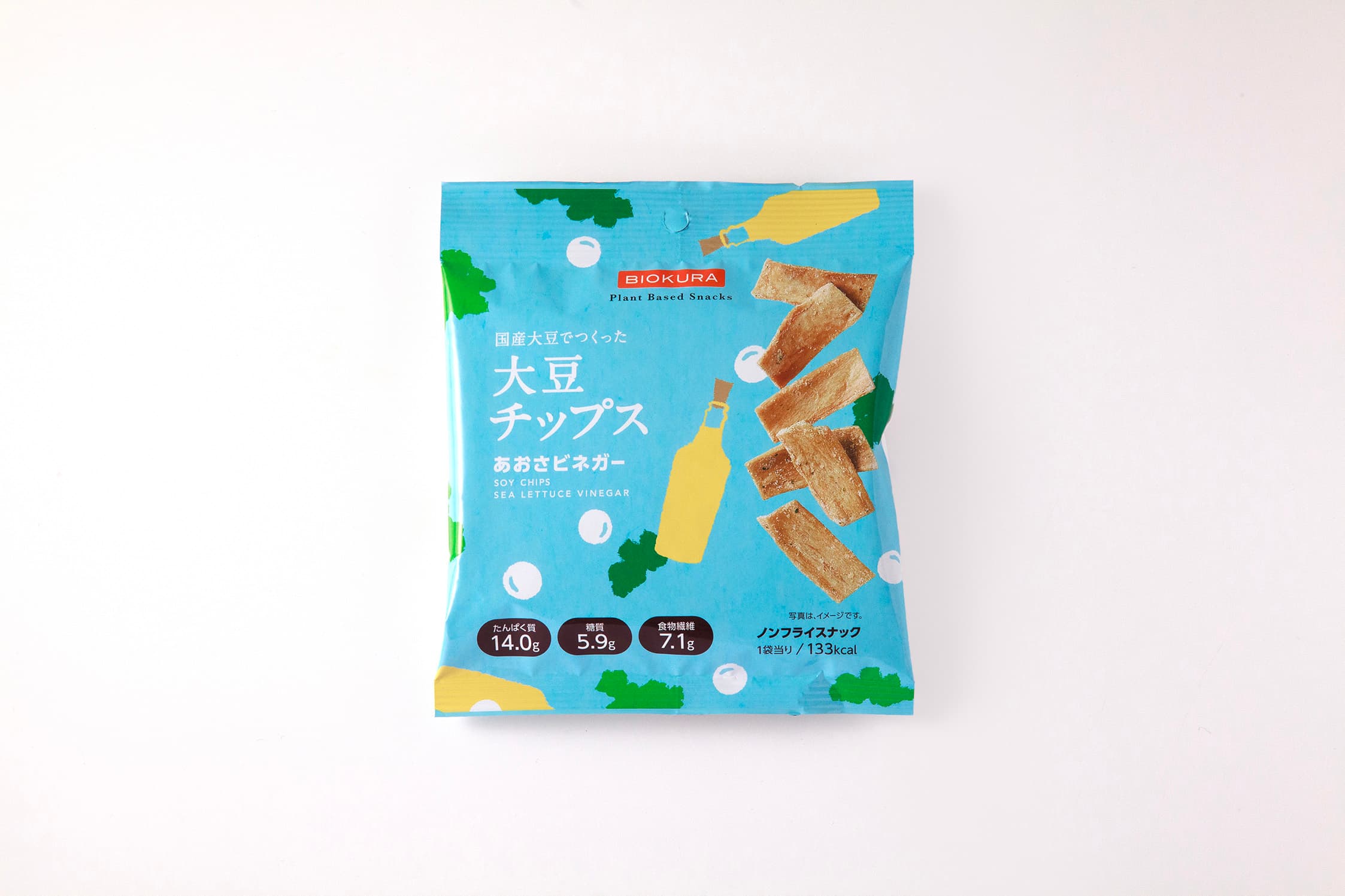 大豆チップス　あおさビネガー