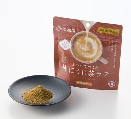 ミルクでつくる棒ほうじ茶ラテ