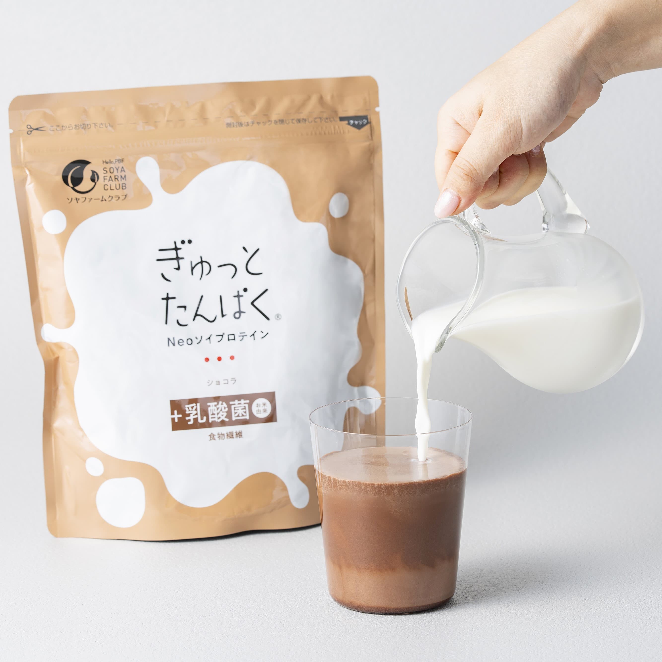 ぎゅっとたんぱく　ショコラ　（調整ココア）