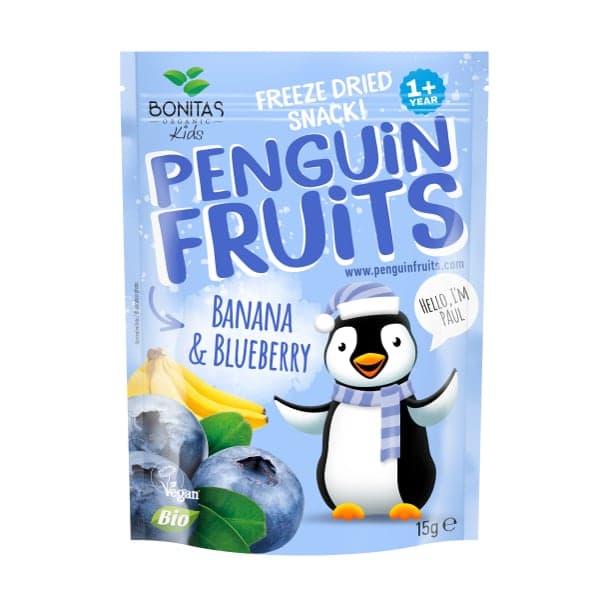 ペンギンフルーツ フリーズドライスナック バナナ＆ブルーベリー