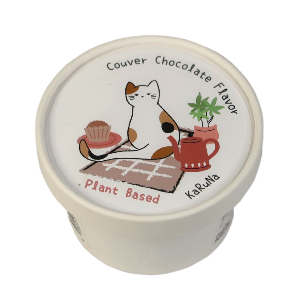 ヴィーガンクラフトにゃんこアイス クーベルチョコレート