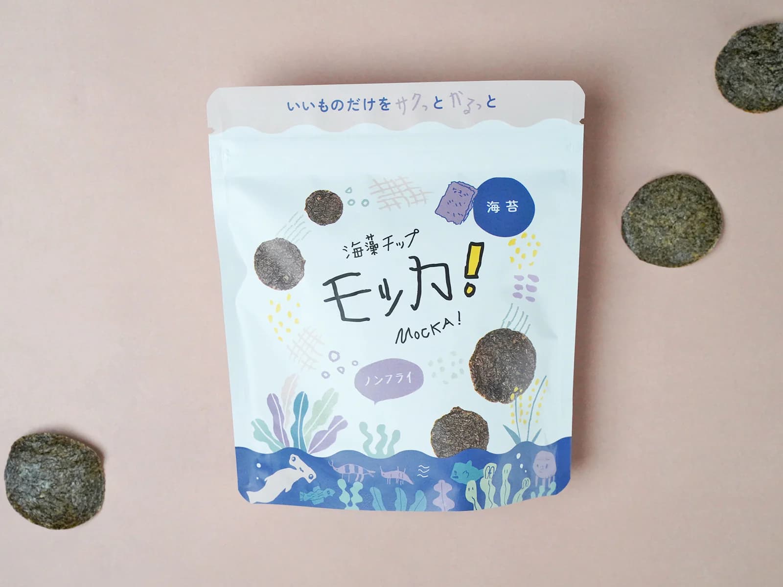 海藻チップモッカ！海苔味