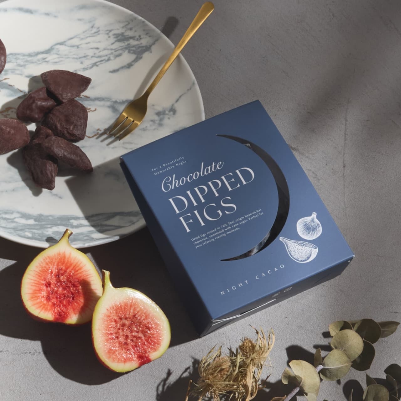 いちじくのダークチョコレートがけ