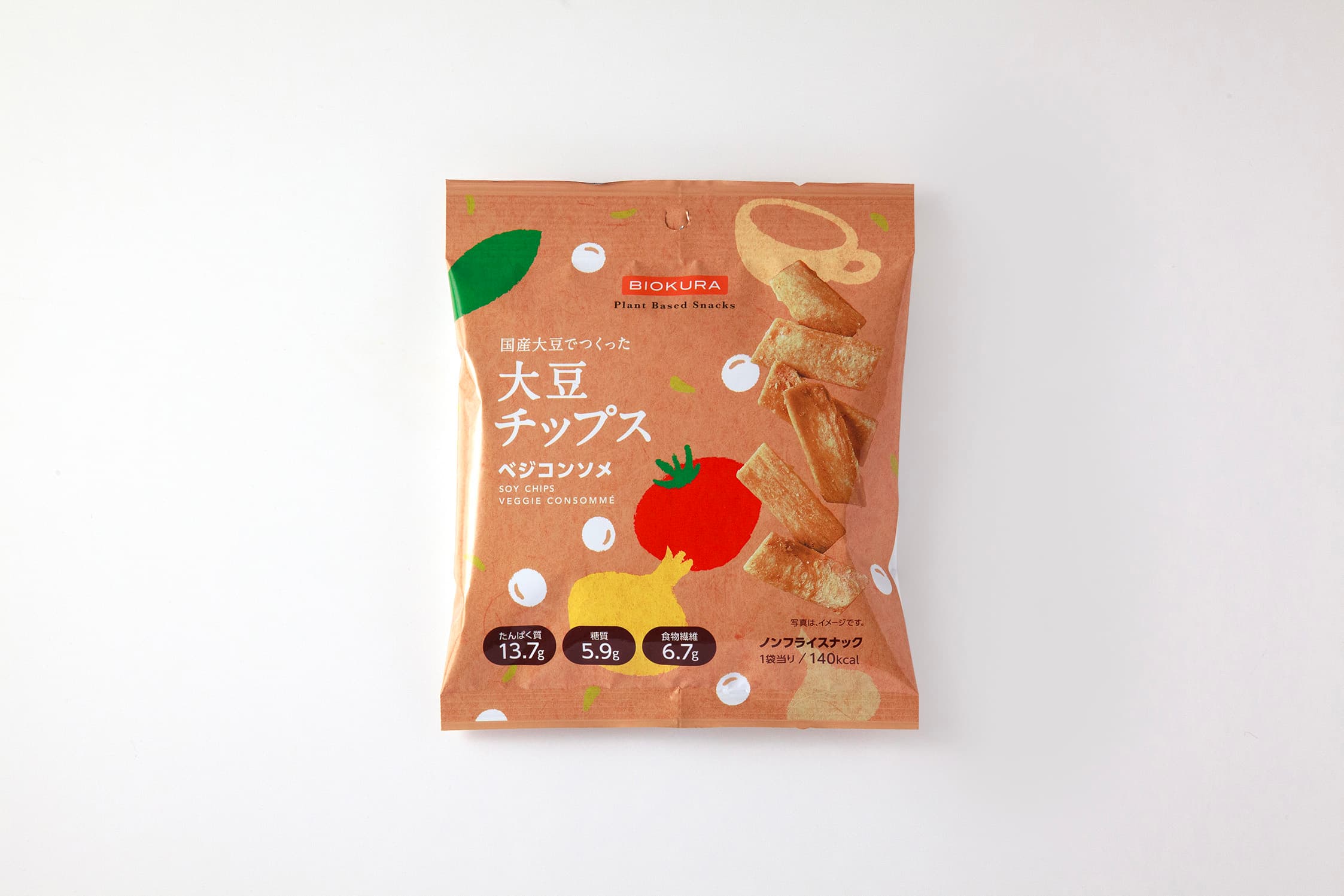 大豆チップス　ベジコンソメ