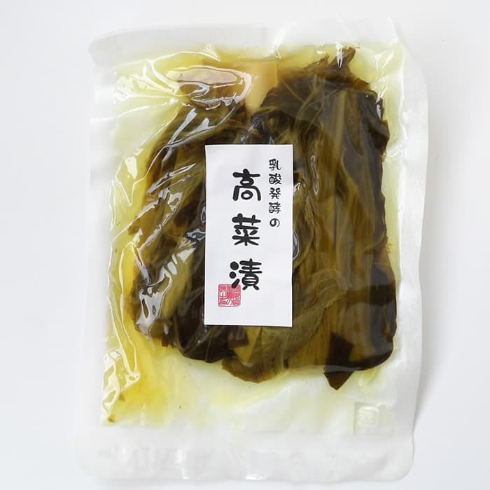 乳酸発酵の高菜漬け