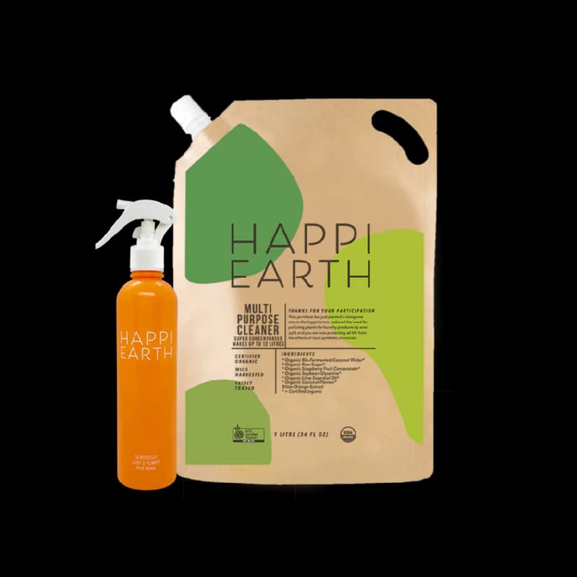HAPPI EARTH マルチパーパスクリーナー（スプレーボトル付き）