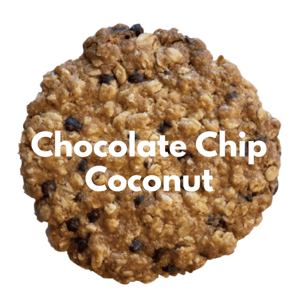 チョコレートチップココナッツオートミール(グルテンフリー / ヴィーガンクッキー)