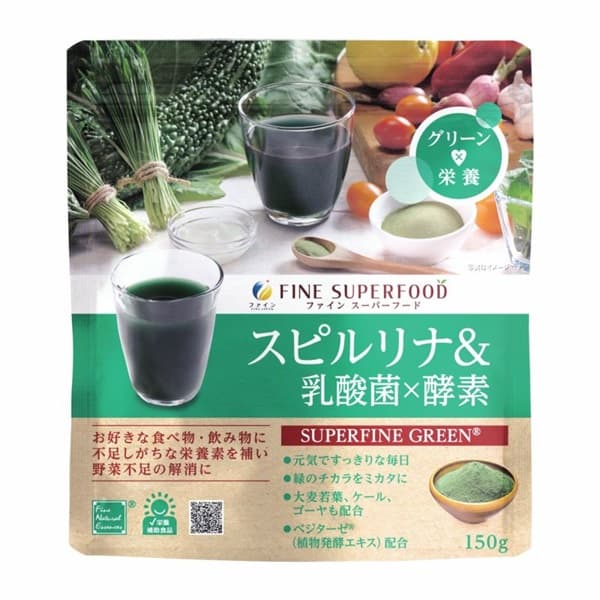 ファインスーパーフード スピルリナ&乳酸菌×酵素