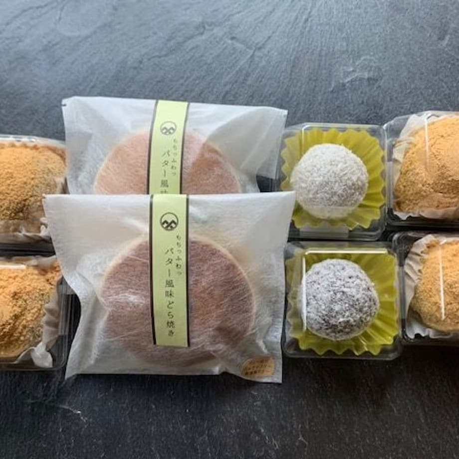 わらび餅4個 & もちっふわっバター風味どら焼き2個 & 笑み溢れる餡2個 【1箱】